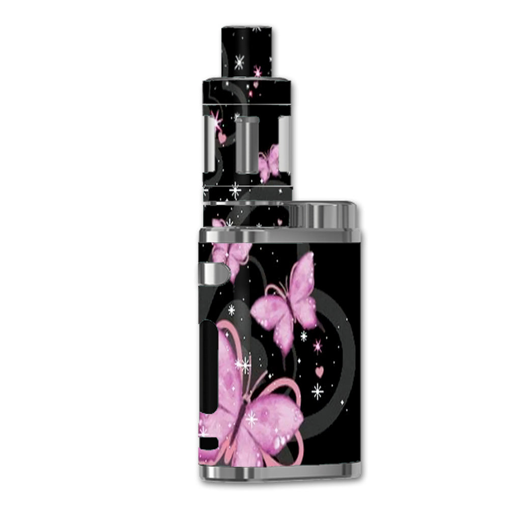  Pink Majestic Butterflies Hearts eLeaf iStick Pico 75W Skin