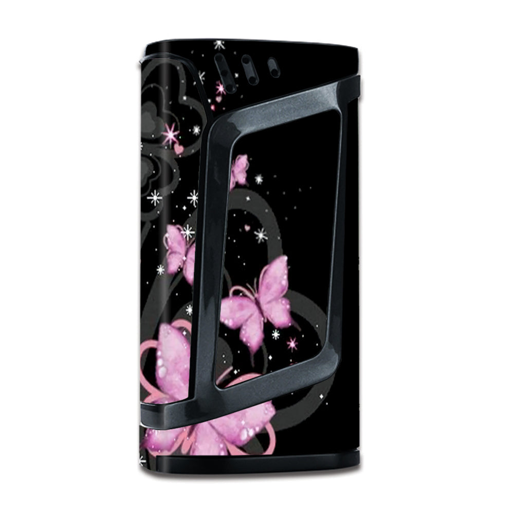  Pink Majestic Butterflies Hearts Smok Alien 220W Skin