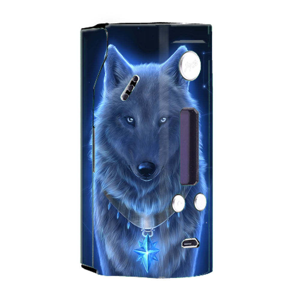  Glowing Celestial Wolf Wismec Reuleaux RX200  Skin