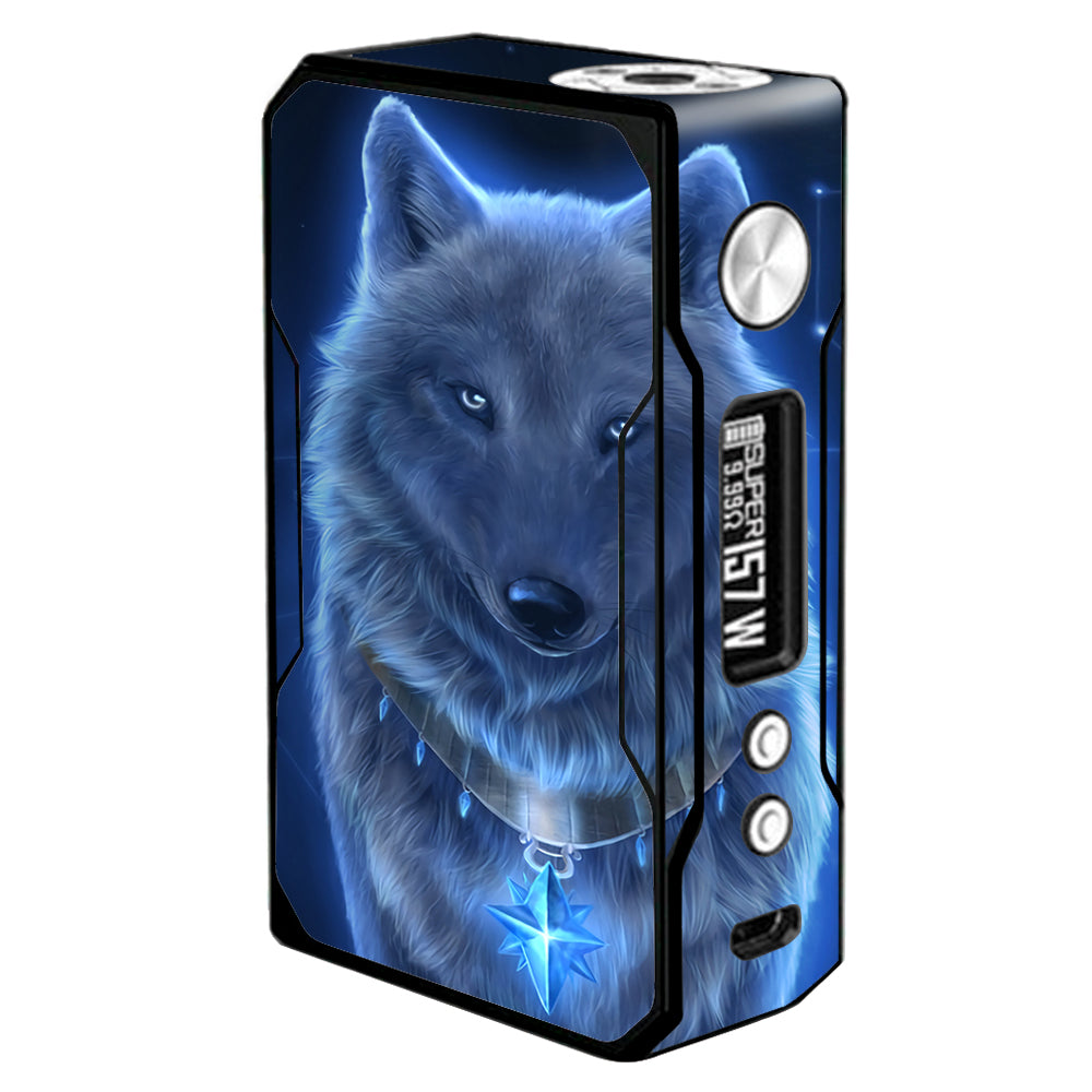  Glowing Celestial Wolf Voopoo Drag 157w Skin