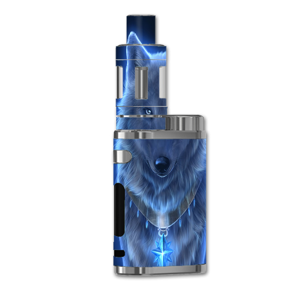  Glowing Celestial Wolf eLeaf iStick Pico 75W Skin