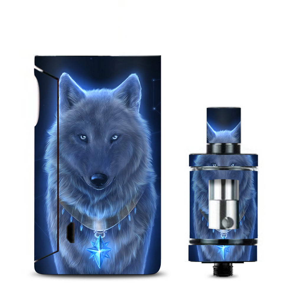  Glowing Celestial Wolf Vaporesso Drizzle Fit Skin