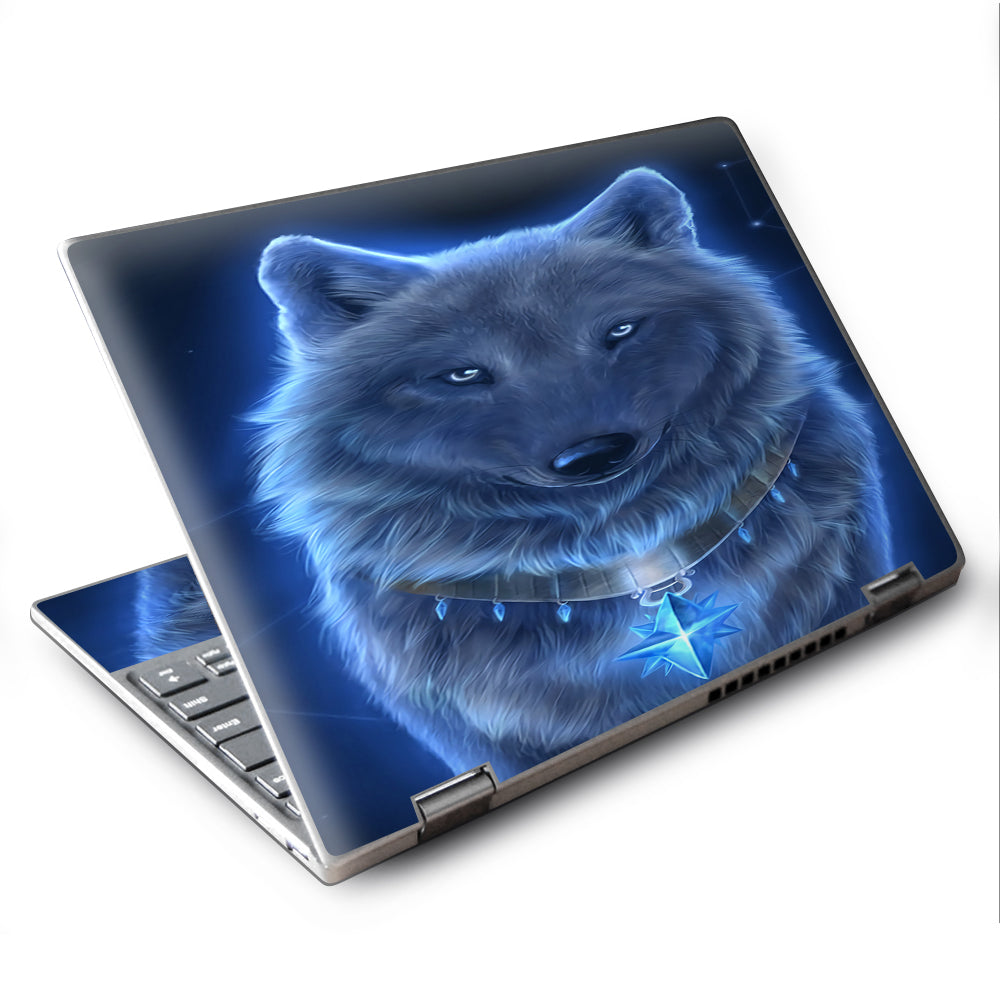  Glowing Celestial Wolf Lenovo Yoga 710 11.6" Skin