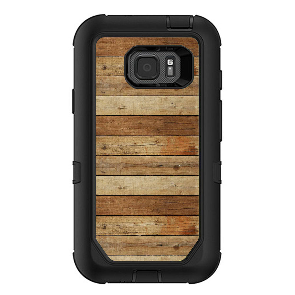  Wood Panels Plank Otterbox Defender Samsung Galaxy S7 Active Skin