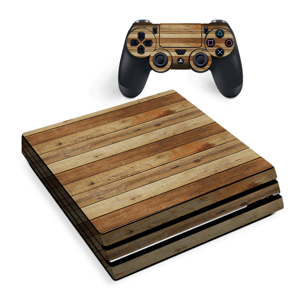 Wood Panels Plank Sony PS4 Pro Skin