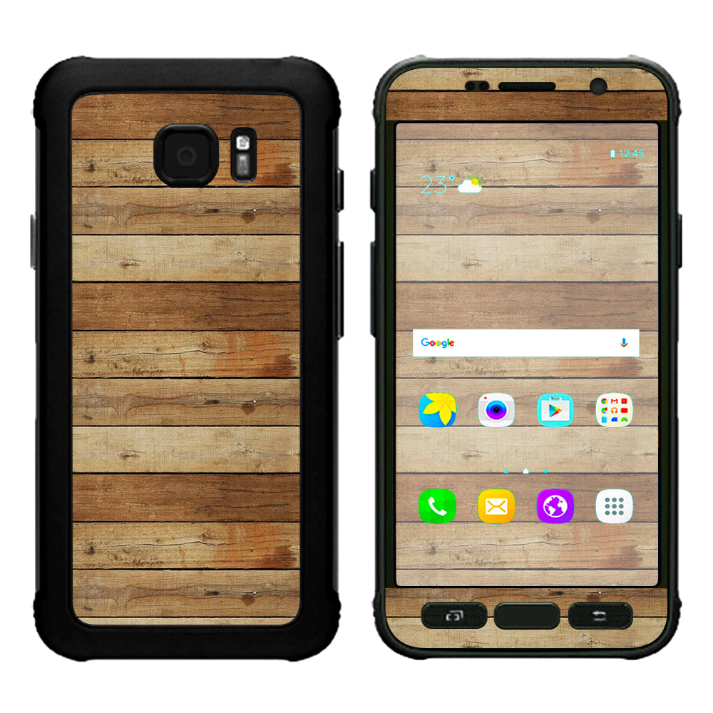  Wood Panels Plank Samsung Galaxy S7 Active Skin