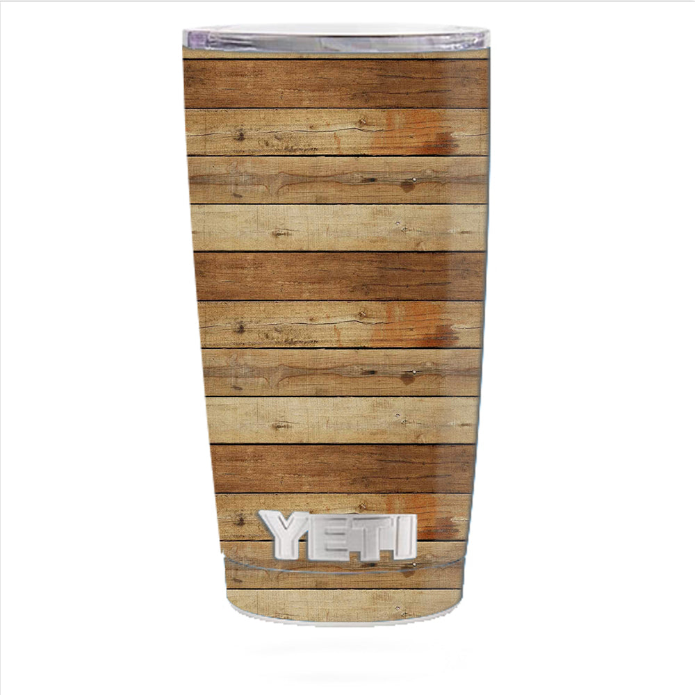  Wood Panels Plank Yeti 20oz Rambler Tumbler Skin