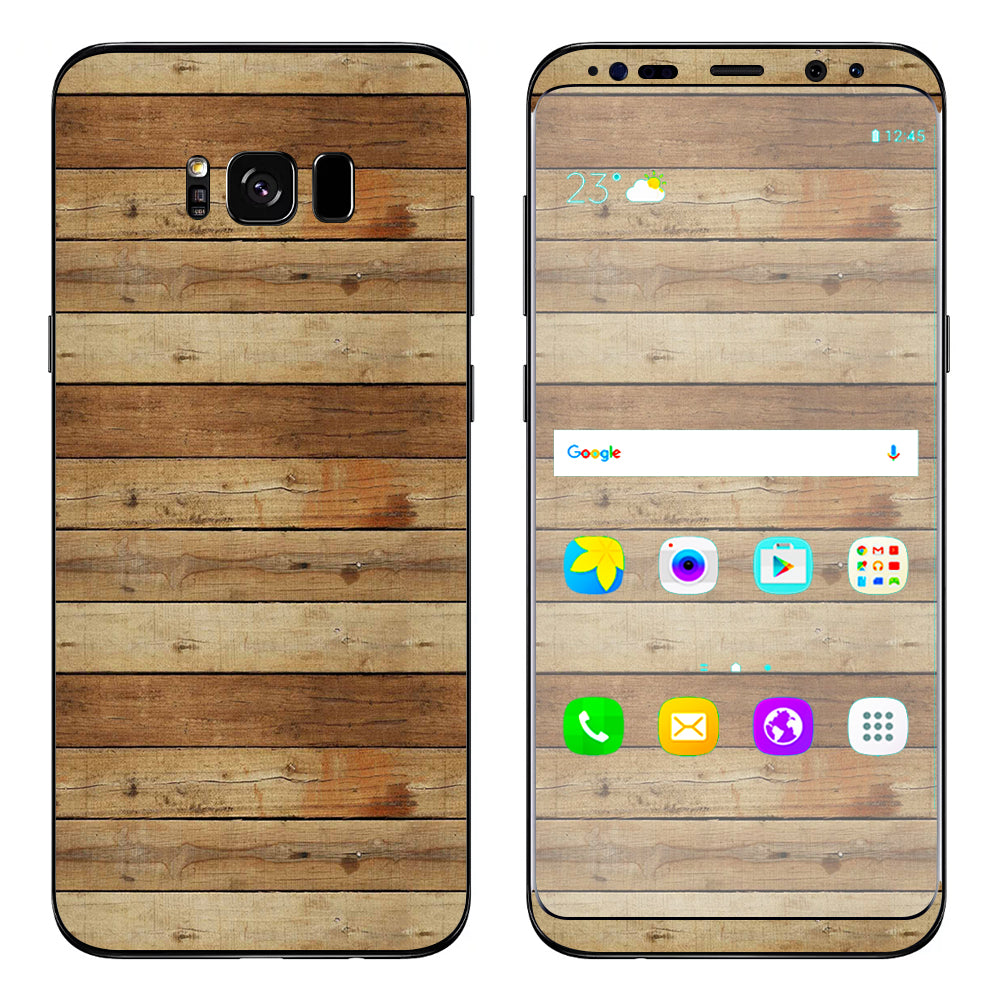  Wood Panels Plank Samsung Galaxy S8 Skin