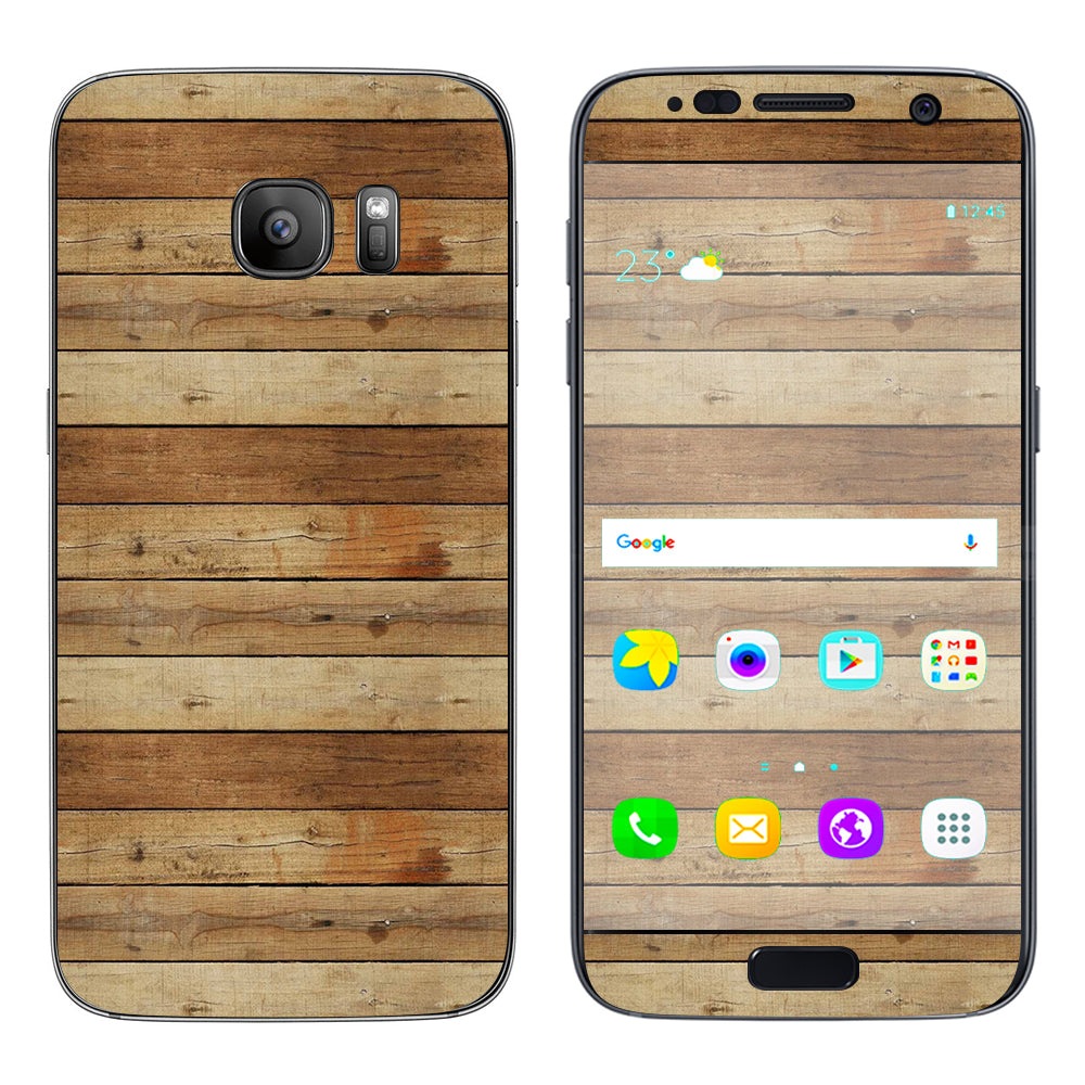  Wood Panels Plank Samsung Galaxy S7 Skin