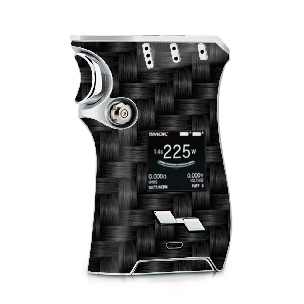  Black Grey Carbon Fiber Weave Smok Mag kit Skin