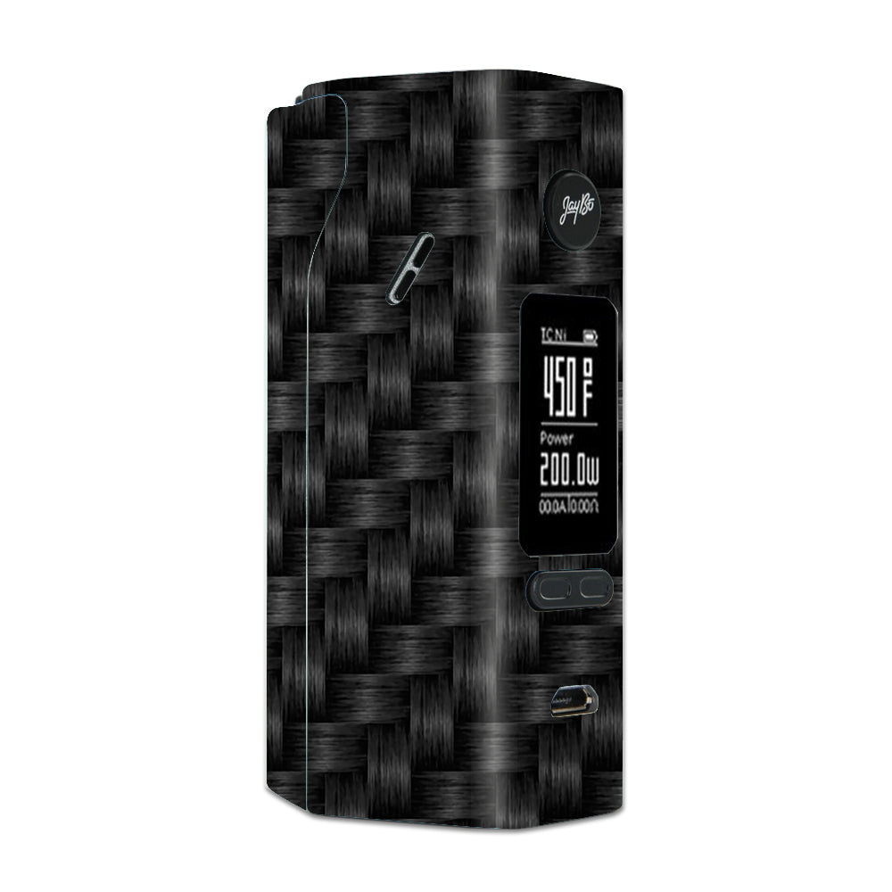  Black Grey Carbon Fiber Weave Wismec Reuleaux RX 2/3 combo kit Skin