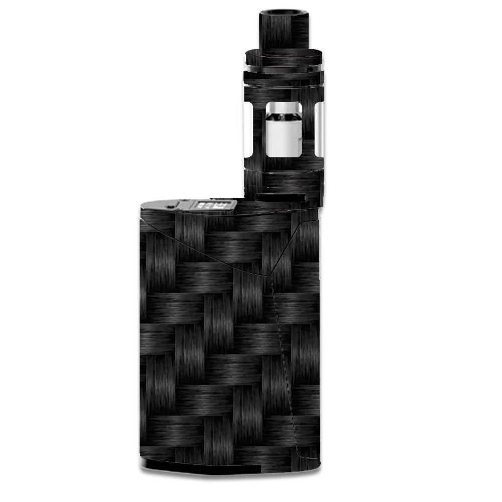 Black Grey Carbon Fiber Weave Smok GX350 Skin