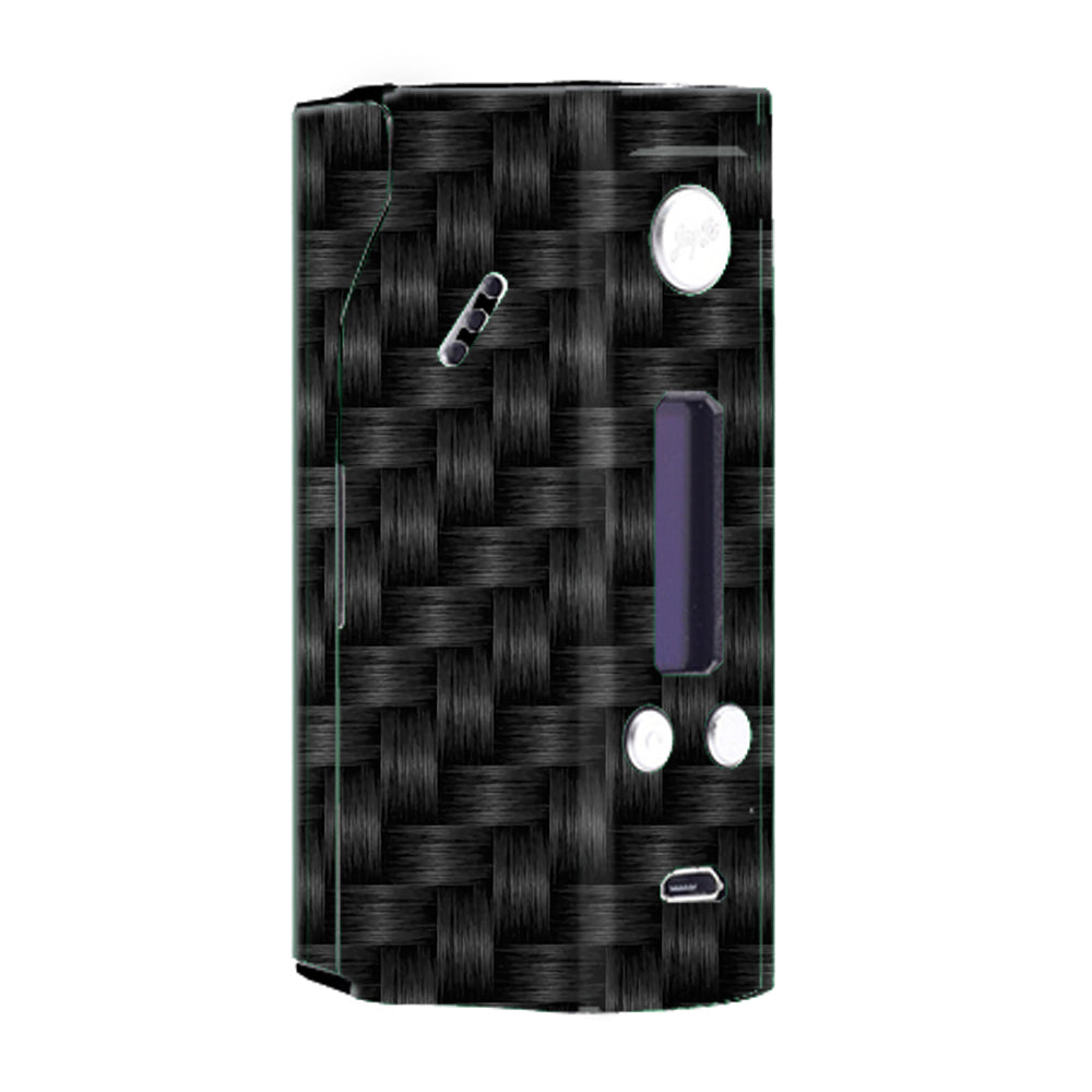  Black Grey Carbon Fiber Weave Wismec Reuleaux RX200  Skin