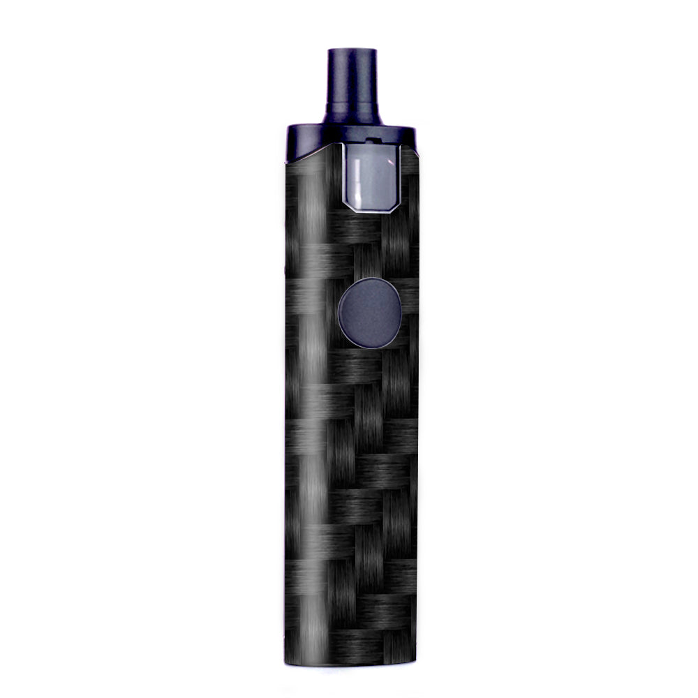  Black Grey Carbon Fiber Weave Wismec Motiv Pod Skin
