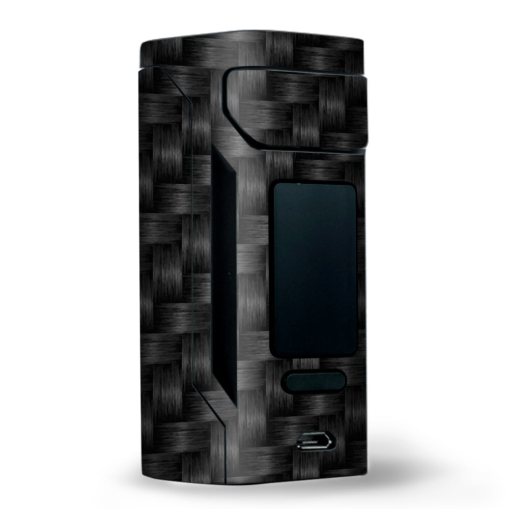  Black Grey Carbon Fiber Weave Wismec RX2 20700 Skin