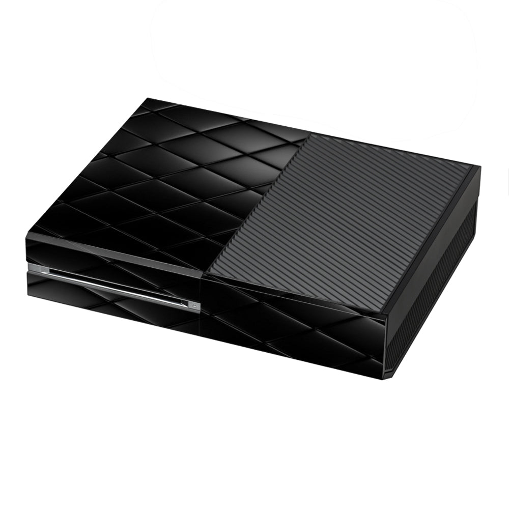  Black Leather Chesterfield Microsoft Xbox One Skin