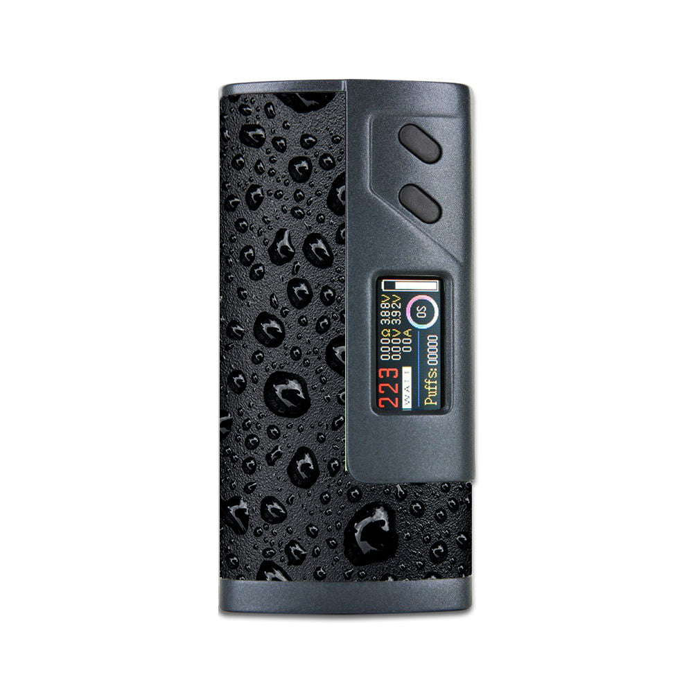 Skin Decal for Sigelei Fuchai 213w PLUS Vape Mod / Rain Drops on Black Metal itsaskin.com Skin Decal for Sigelei Fuchai 213w PLUS Vape Mod / Rain Drops on Black Metal itsaskin.com