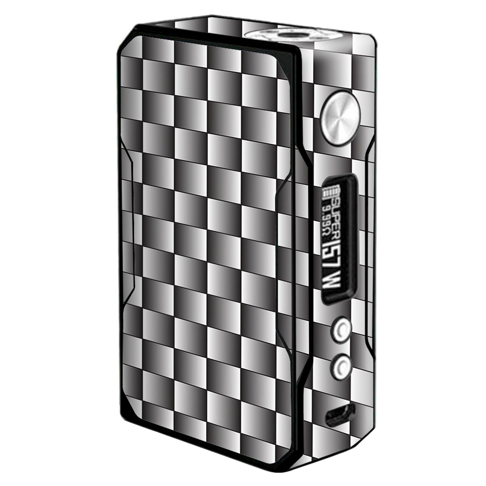Skin Decal for Voopoo Drag 157W Vape / White Grey Carbon Fiber Look itsaskin.com Skin Decal for Voopoo Drag 157W Vape / White Grey Carbon Fiber Look itsaskin.com