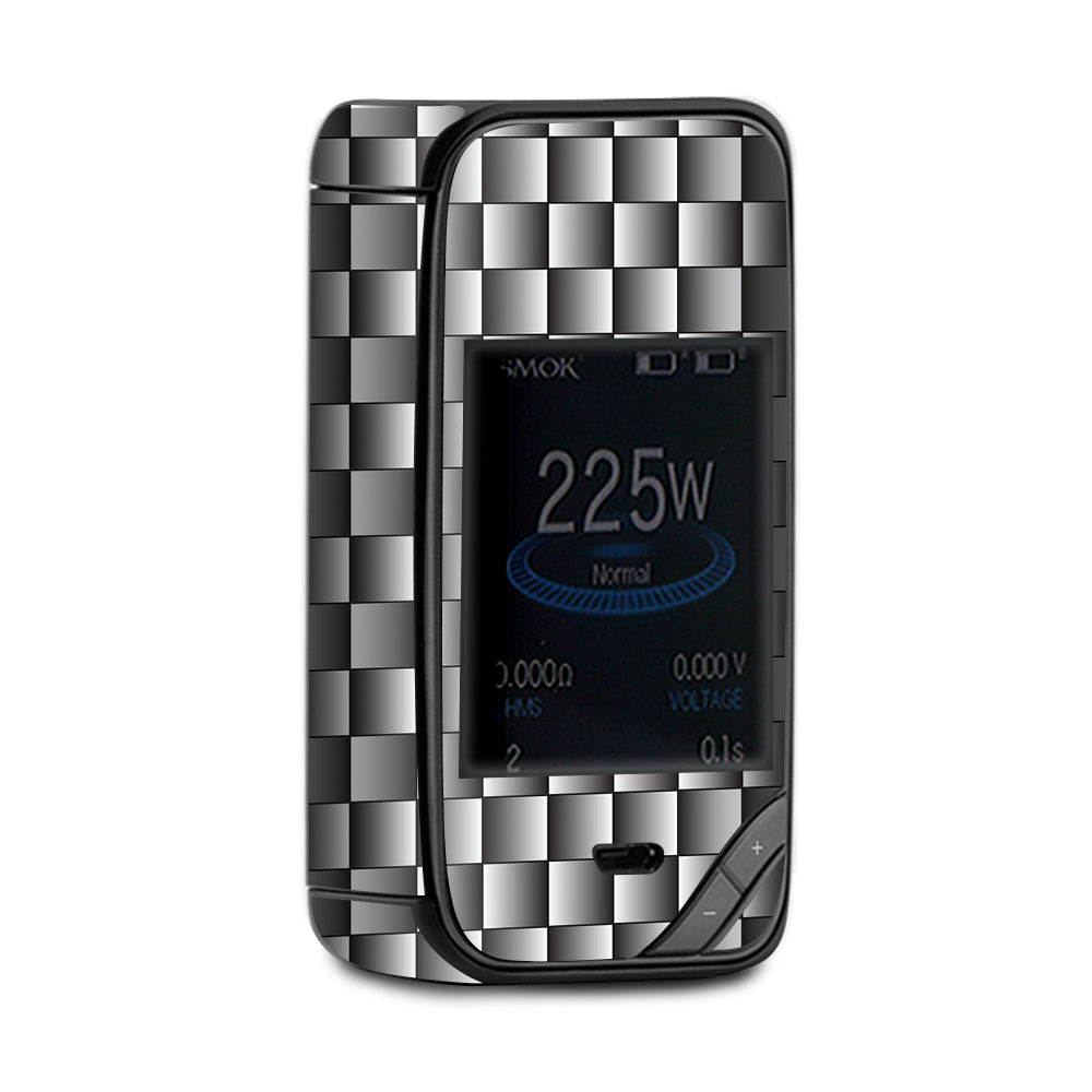  White Grey Carbon Fiber Look X-Priv Smok Skin