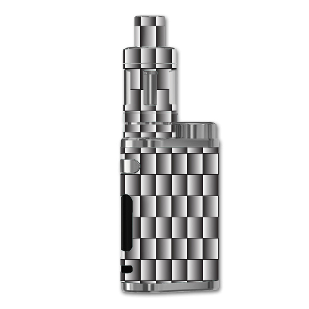  White Grey Carbon Fiber Look eLeaf iStick Pico 75W Skin