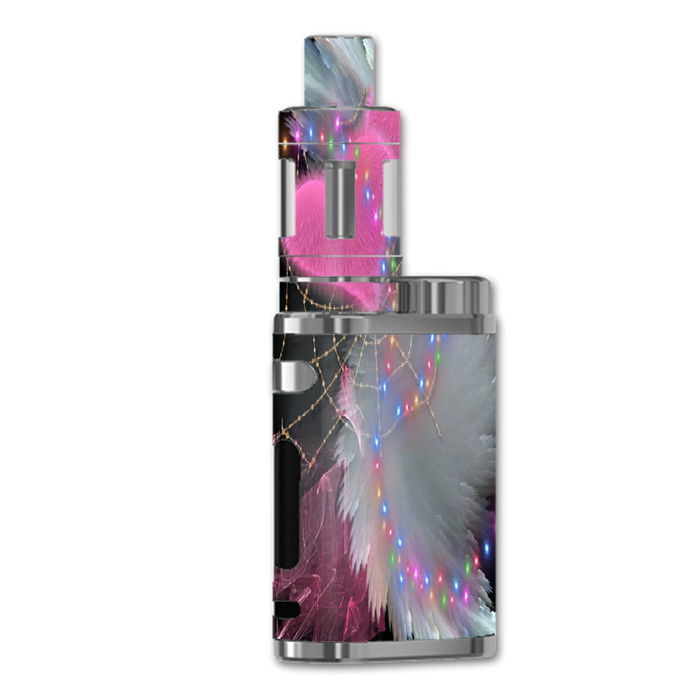  Mystic Pink Hearts Feathers eLeaf iStick Pico 75W Skin