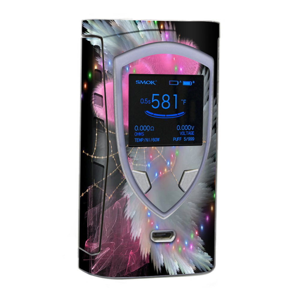  Mystic Pink Hearts Feathers Smok ProColor Skin