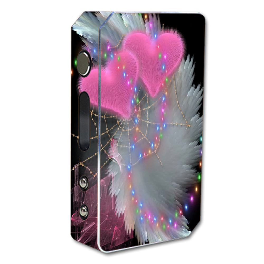  Mystic Pink Hearts Feathers Pioneer4you iPV3 Li 165w Skin