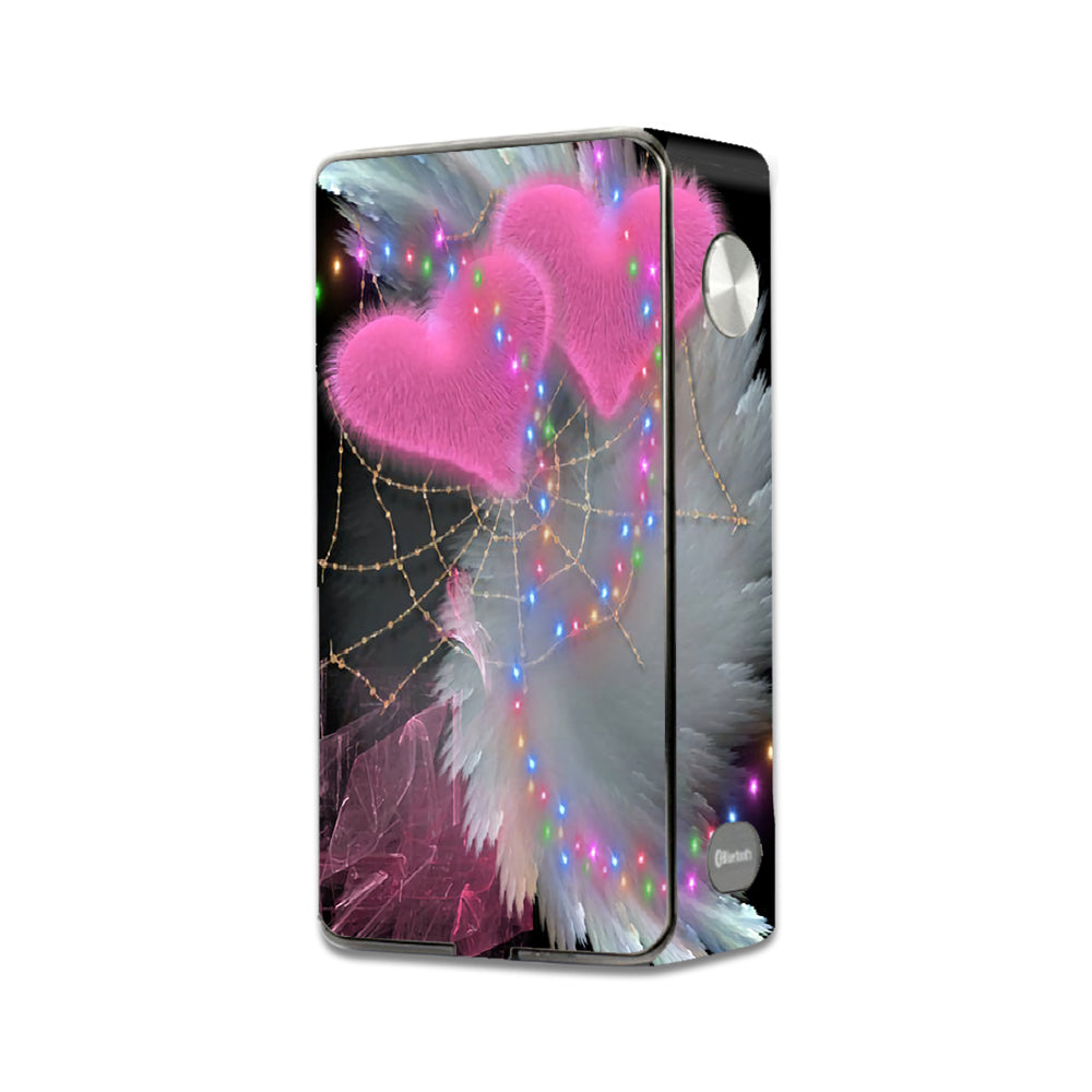  Mystic Pink Hearts Feathers Laisimo L3 Touch Screen Skin