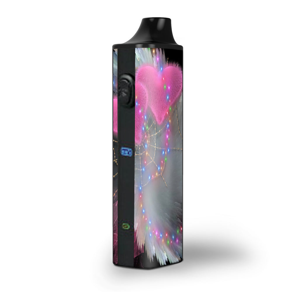  Mystic Pink Hearts Feathers Pulsar APX Skin