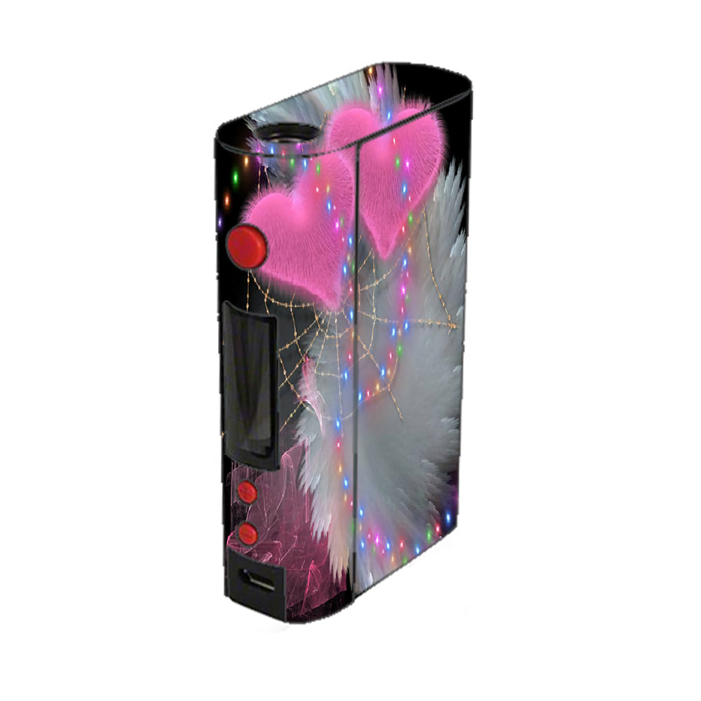  Mystic Pink Hearts Feathers Kangertech Kbox 200w Skin