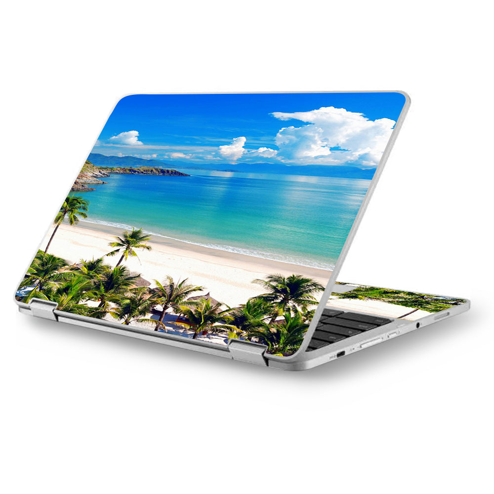  Tropical Paradise Palm Trees Asus Chromebook Flip 12.5" Skin