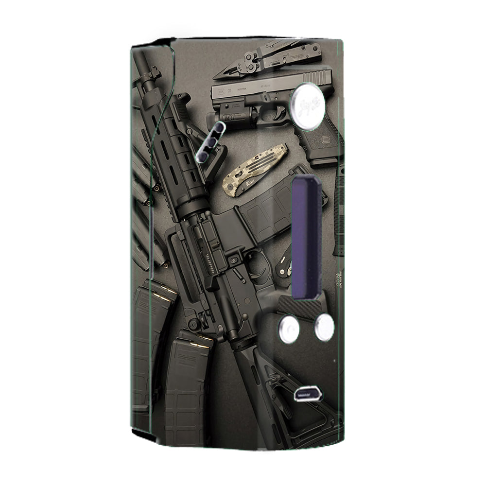  Edc Ar Pistol Gun Knife Military Wismec Reuleaux RX200  Skin