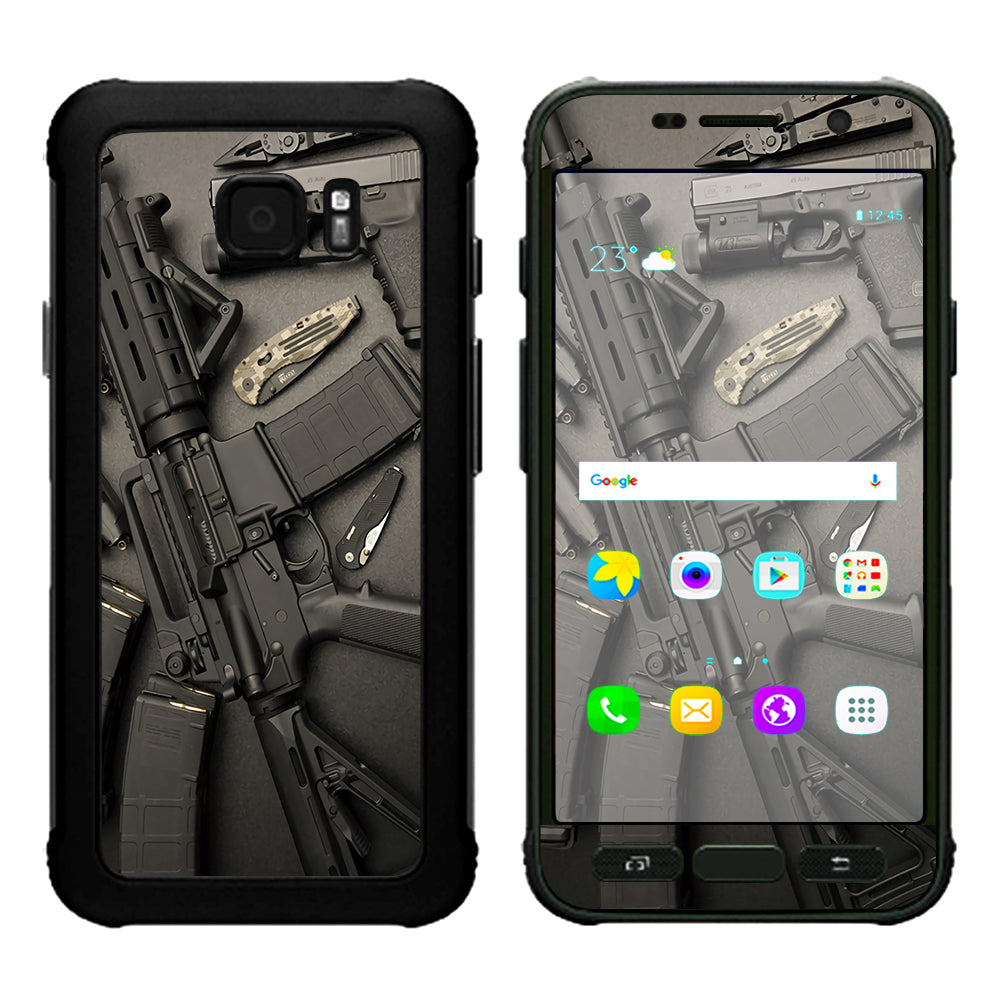  Edc Ar Pistol Gun Knife Military Samsung Galaxy S7 Active Skin