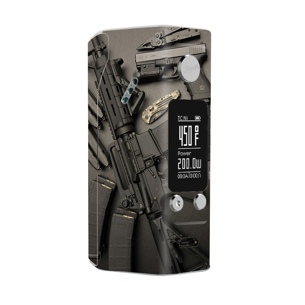  Edc Ar Pistol Gun Knife Military Wismec Reuleaux RX200S Skin