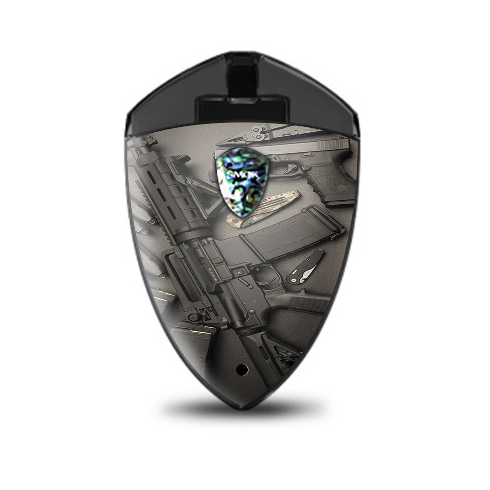  Edc Ar Pistol Gun Knife Military Smok Rolo Badge Skin