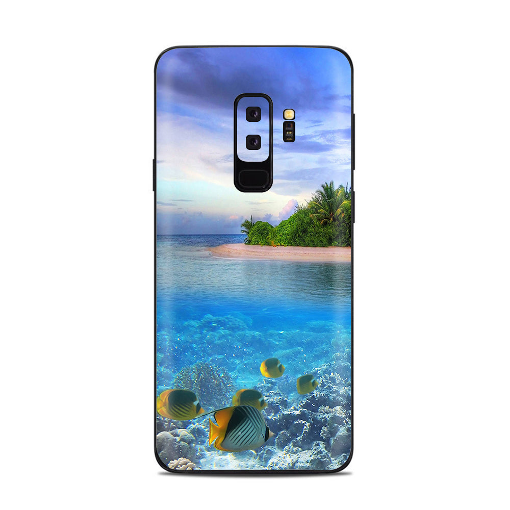  Underwater Snorkel Tropical Fish Island Samsung Galaxy S9 Plus Skin