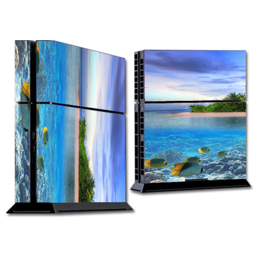  Underwater Snorkel Tropical Fish Island Sony Playstation PS4 Skin