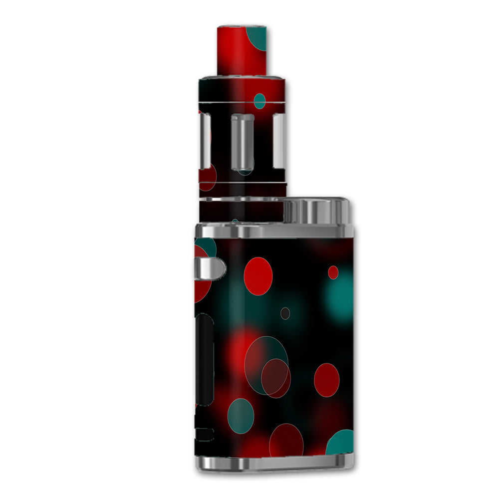  Red Blue Circles Dots Vision eLeaf iStick Pico 75W Skin