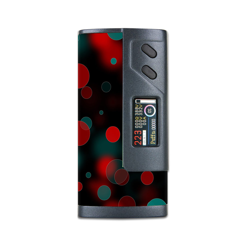  Red Blue Circles Dots Vision Sigelei 213W Plus Skin