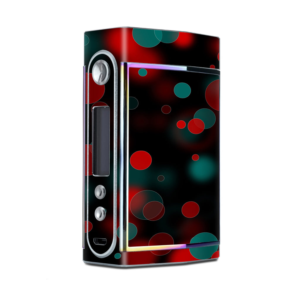  Red Blue Circles Dots Vision Too VooPoo Skin