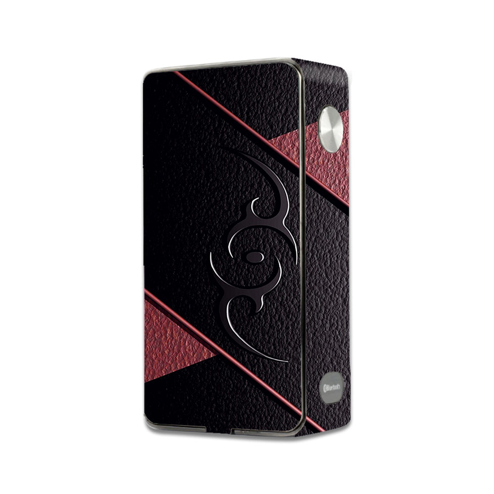  Black Red Leather Hindu Om Like Symbol Laisimo L3 Touch Screen Skin