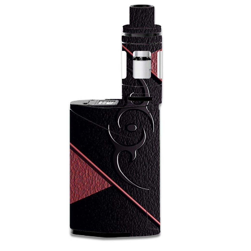  Black Red Leather Hindu Om Like Symbol Smok GX350 Skin
