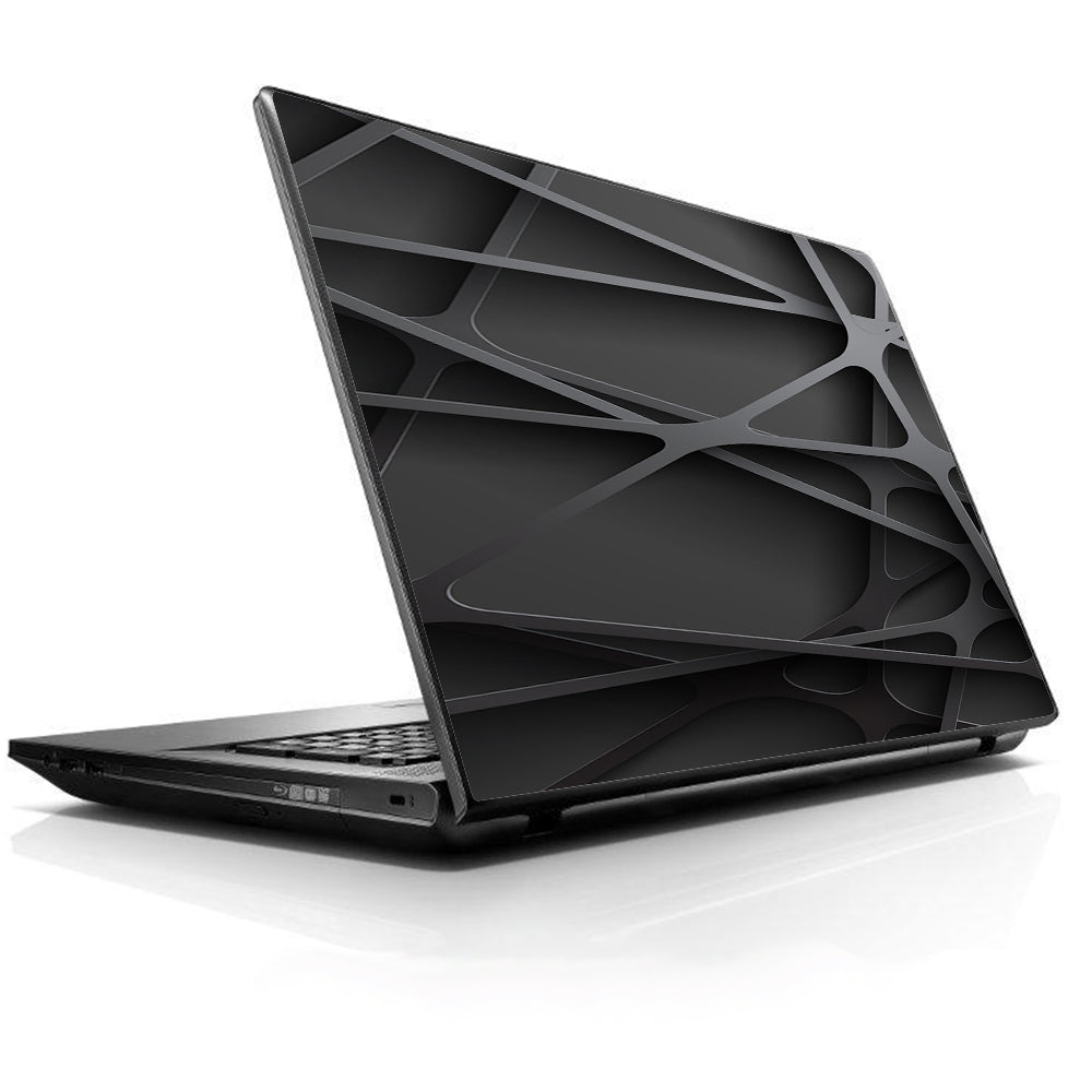  Black Metal Web Panels Universal 13 to 16 inch wide laptop Skin