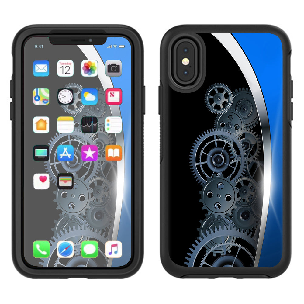  Mechanical Gears Motion Otterbox Defender Apple iPhone X Skin