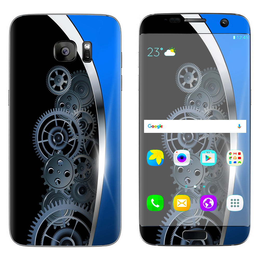  Mechanical Gears Motion Samsung Galaxy S7 Edge Skin