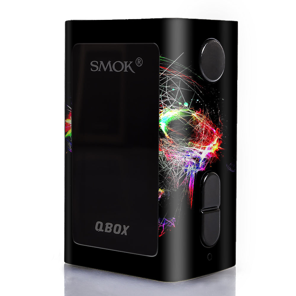  Skull Wild Line Electric Smok Q-Box Skin