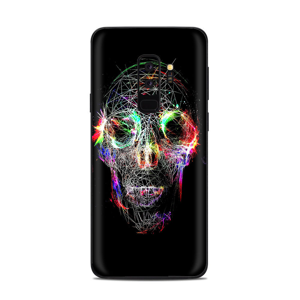  Skull Wild Line Electric Samsung Galaxy S9 Plus Skin