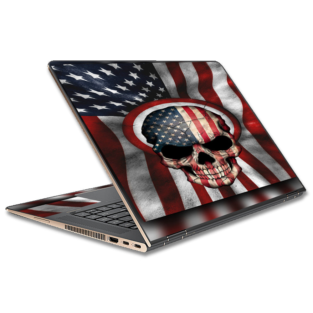  America Skull Military Usa Murica HP Spectre x360 15t Skin