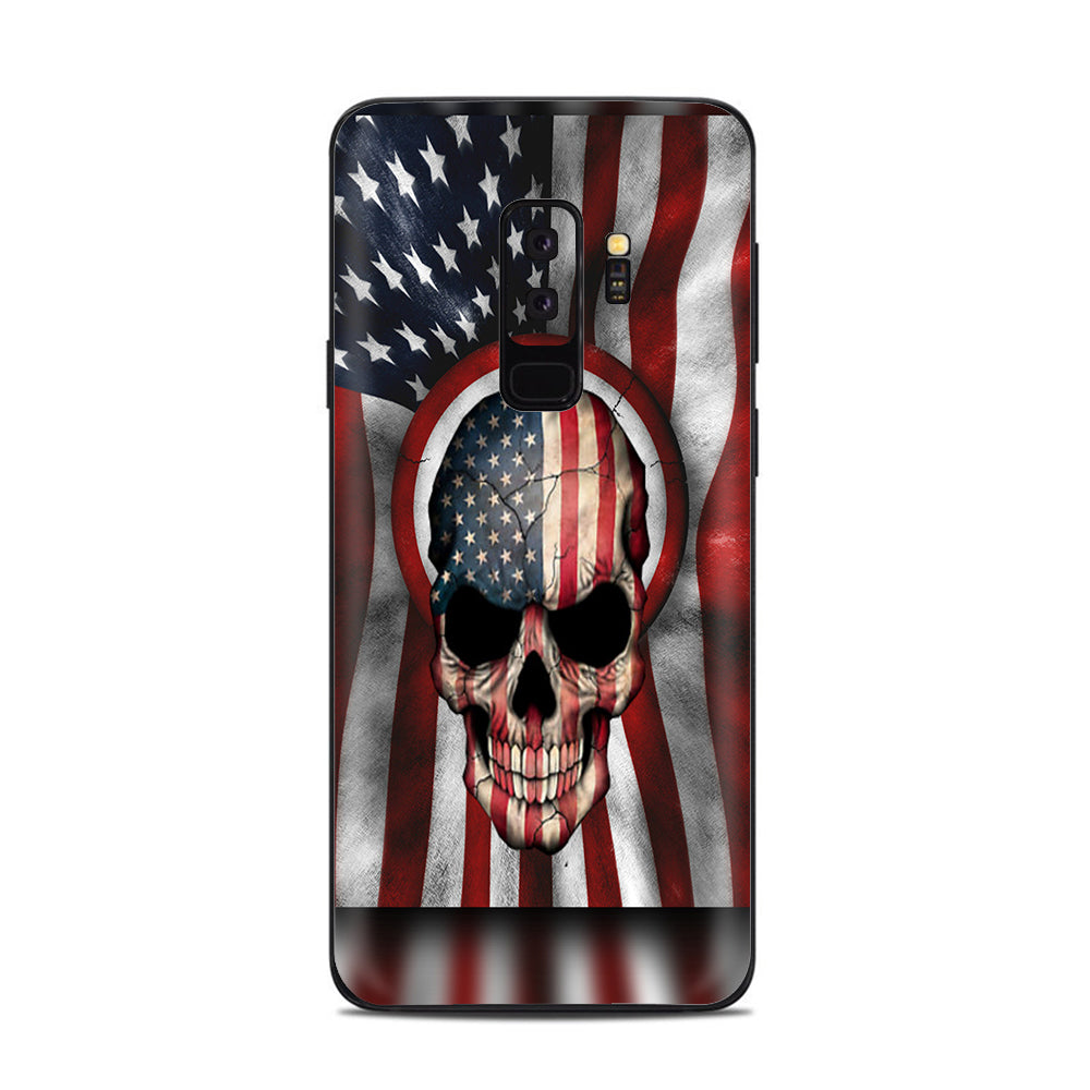  America Skull Military Usa Murica Samsung Galaxy S9 Plus Skin