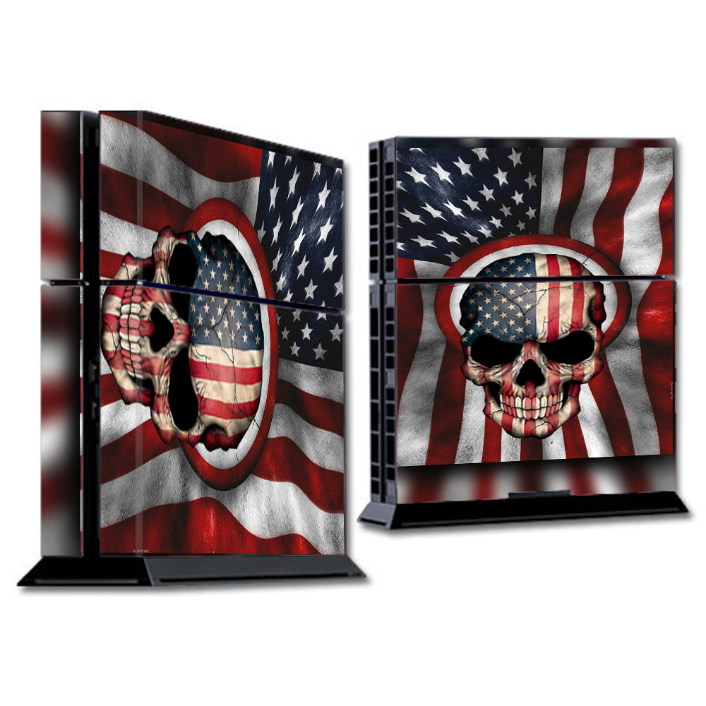  America Skull Military Usa Murica Sony Playstation PS4 Skin